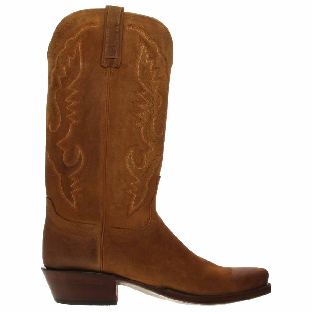 Lucchese Austin Burnished Calfskin Leather Boots