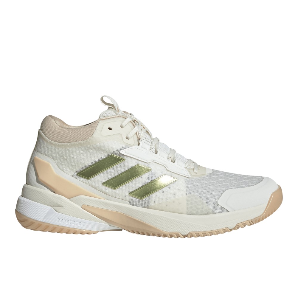 adidas Crazyflight 6 Mid Indoor Womens Off White Sneakers Athletic