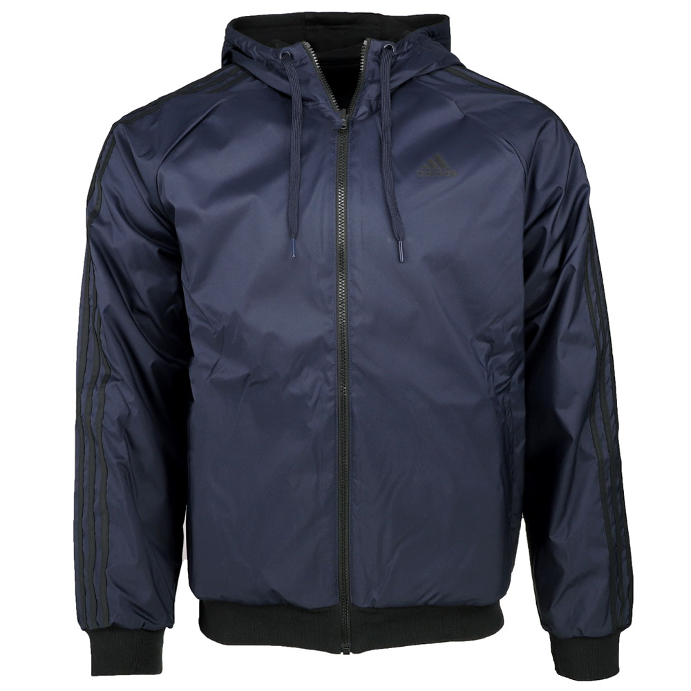 adidas Balance Full Zip Reversible Jacket Mens Blue Casual