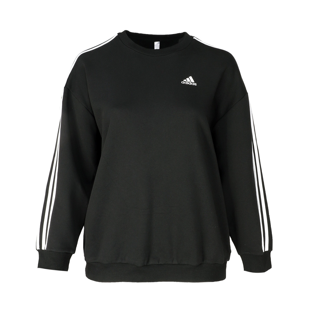 adidas Essentials 3-Stripes Fleece Pullover Sweatshirt