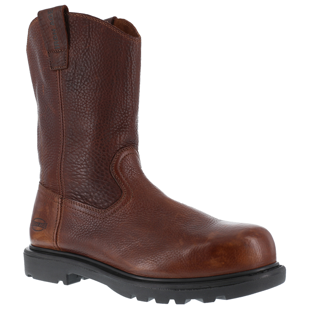 Iron Age Hauler 11 Inch Wellington Electrical Composite Toe Work Mens Brown Wor - Picture 2 of 6