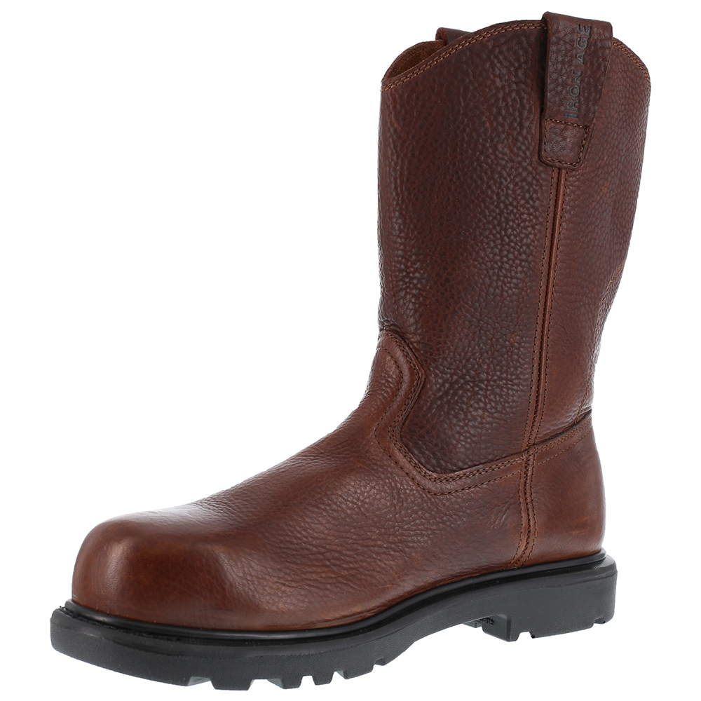 Iron Age Hauler 11 Inch Wellington Electrical Composite Toe Work Mens Brown Wor - Picture 4 of 6