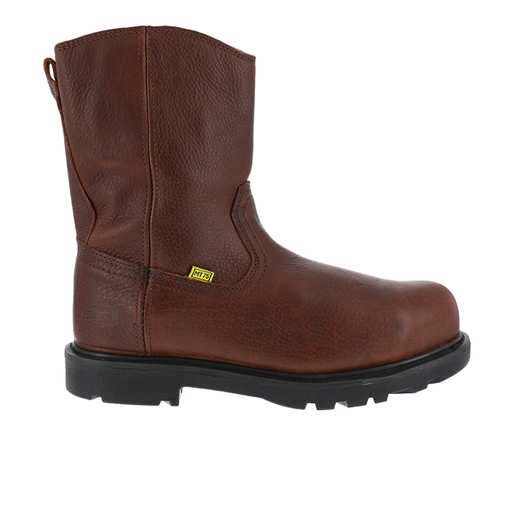 Hauler, Men's Wellington Boot, Composite Toe W, Leather, 10 in Height, Brown