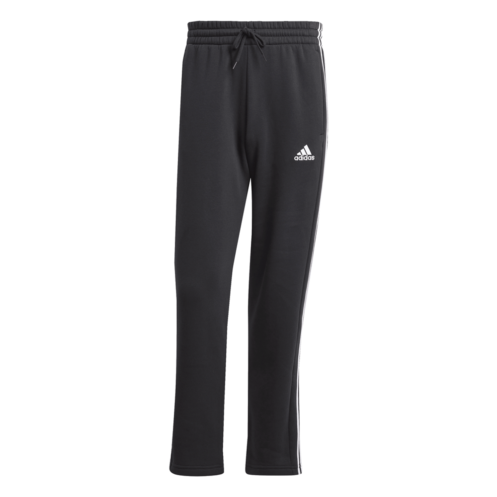 adidas Essentials 3-Stripes Open Hem Fleece Joggers