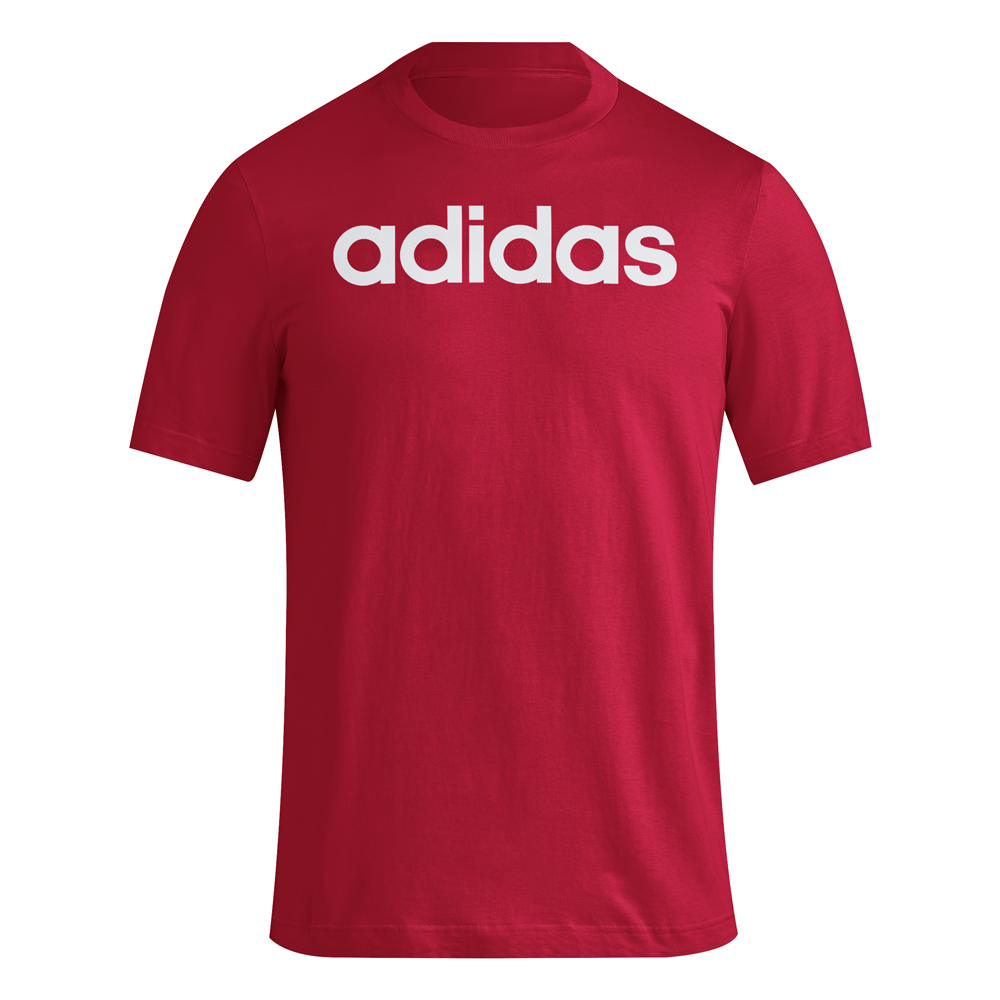 adidas Essentials Single Jersey Linear Crew Neck Short Sleeve T-Shirt