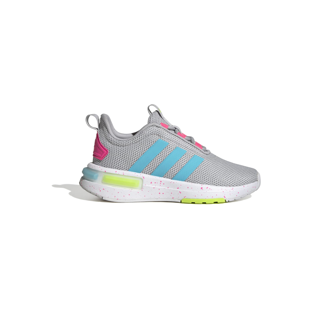 adidas Racer Tr23 Lace Up Youth Girls Grey Sneakers Casual