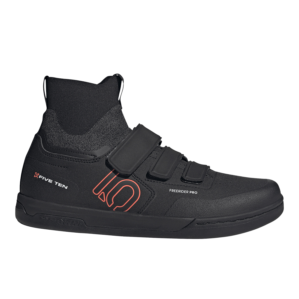 Five Ten | Freerider Pro Mid Vcs Men's | Size 7.5 In Core Black/solar Red/grey Three | Rubber