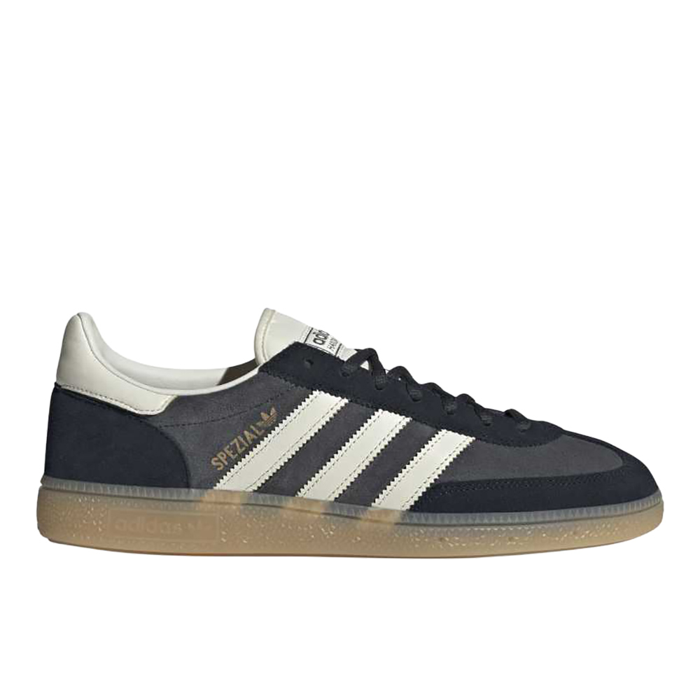 adidas Men's Originals Handball Spezial Casual Shoes in Carbon/Off White/Core Black Size: 9.0