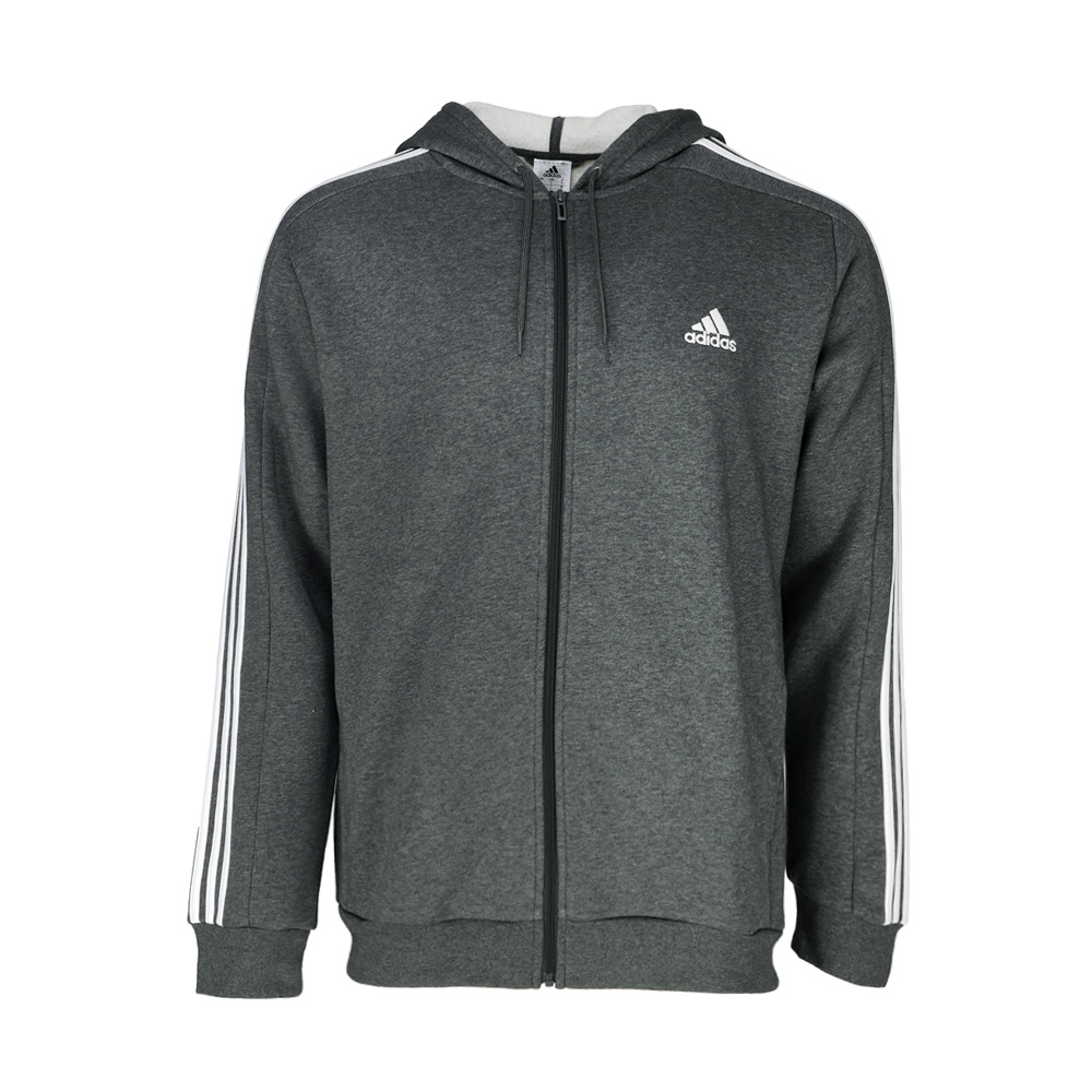 adidas Essentials Fleece 3-Stripes Full Zip Hoodie