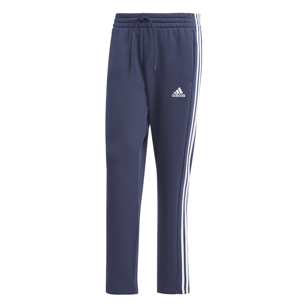 adidas Essentials 3-Stripes Open Hem Fleece Joggers