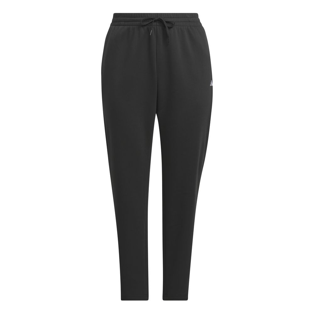 adidas Essentials Small Logo Feel Cozy Open Hem Joggers (Plus Size)