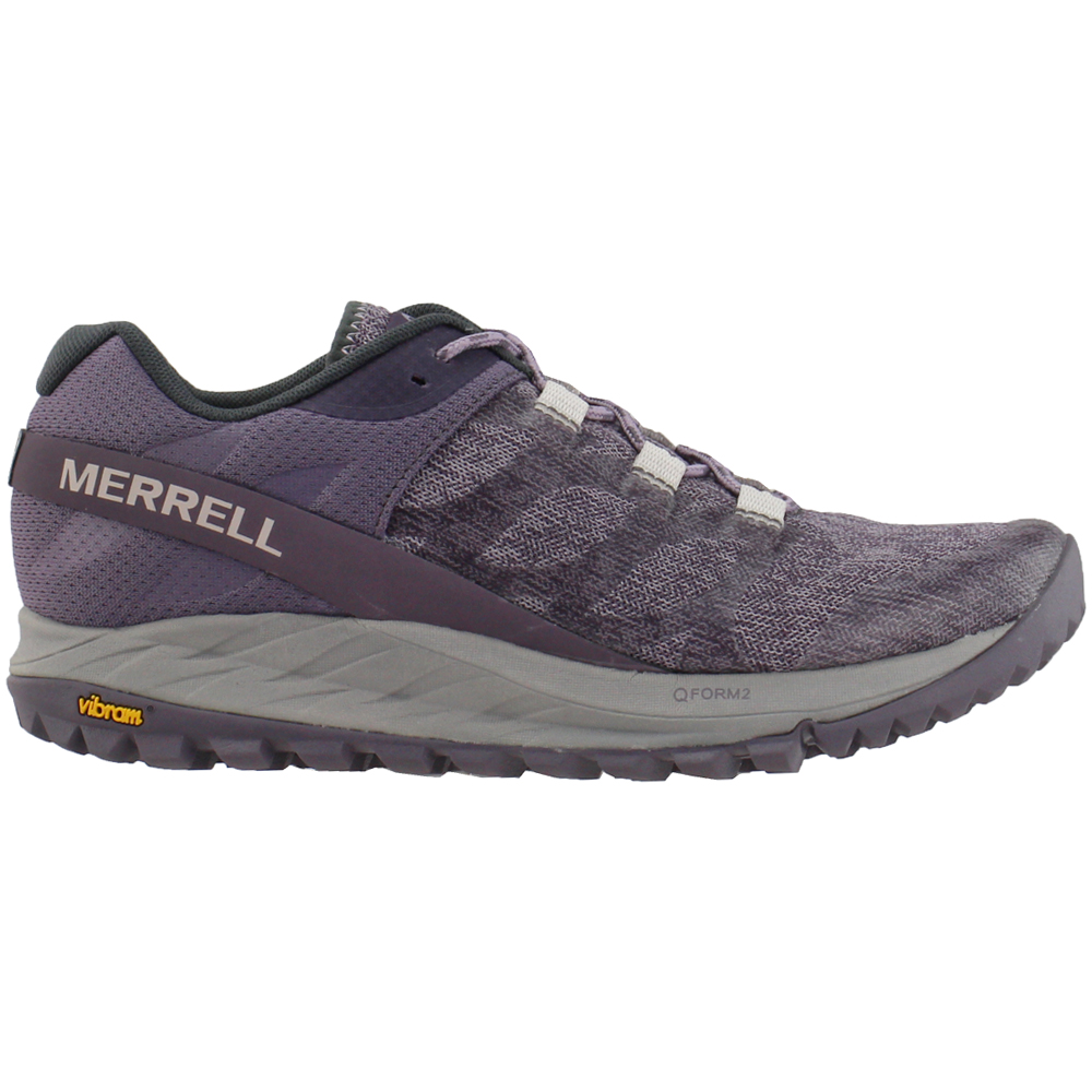 Shop Purple Womens Merrell Antora Trail Running Shoes