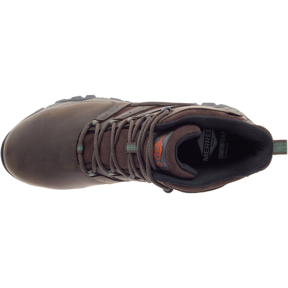 men's moab vertex mid waterproof comp toe work boot