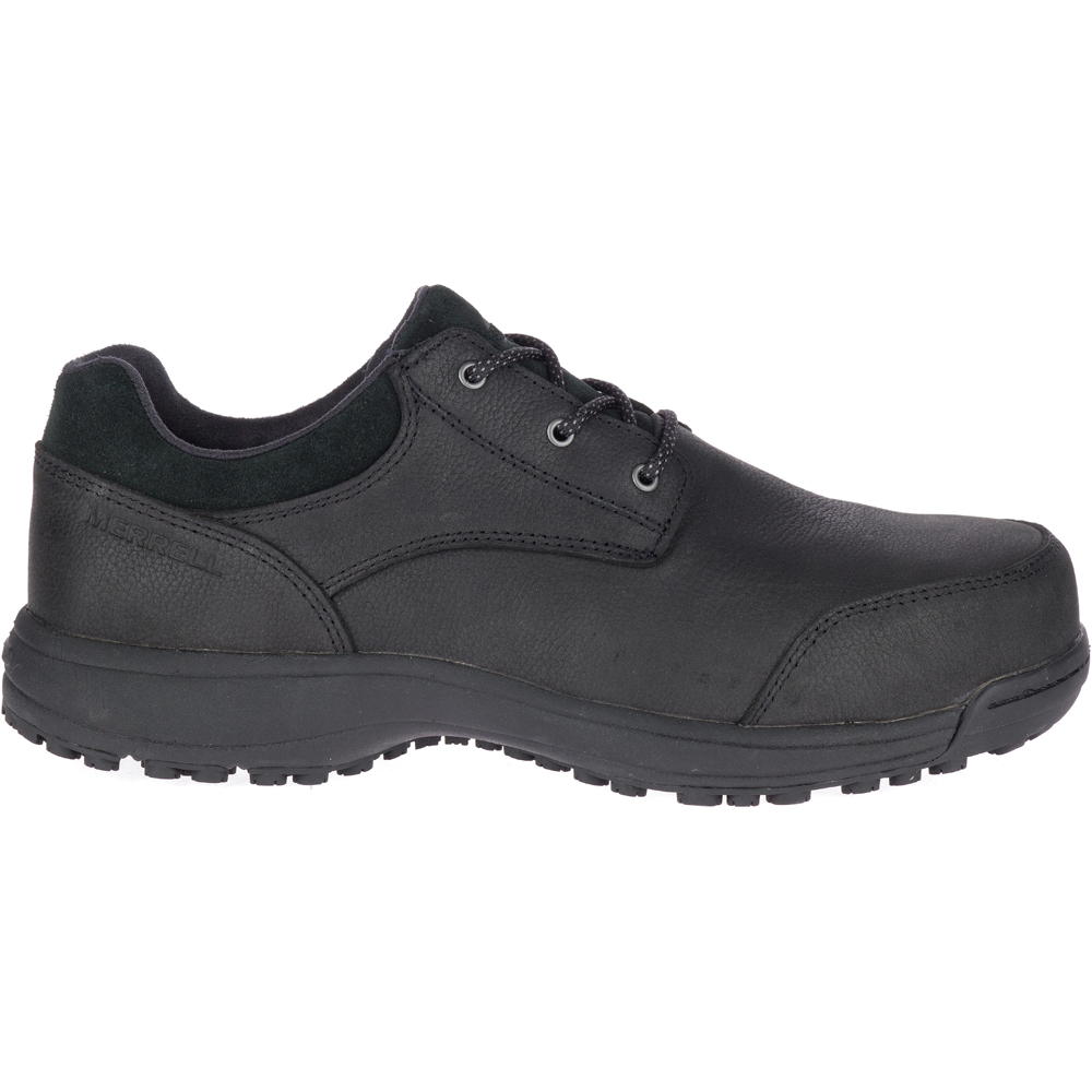 no lace work shoes