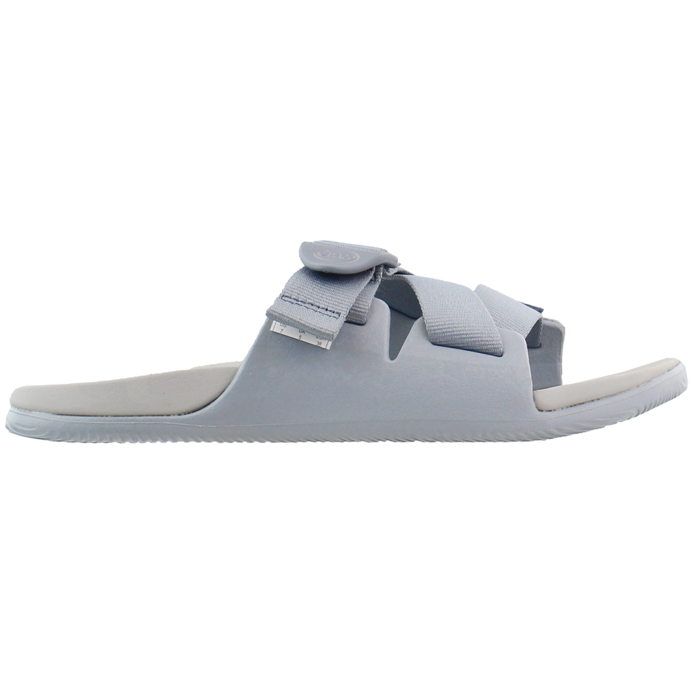 grey chaco slides
