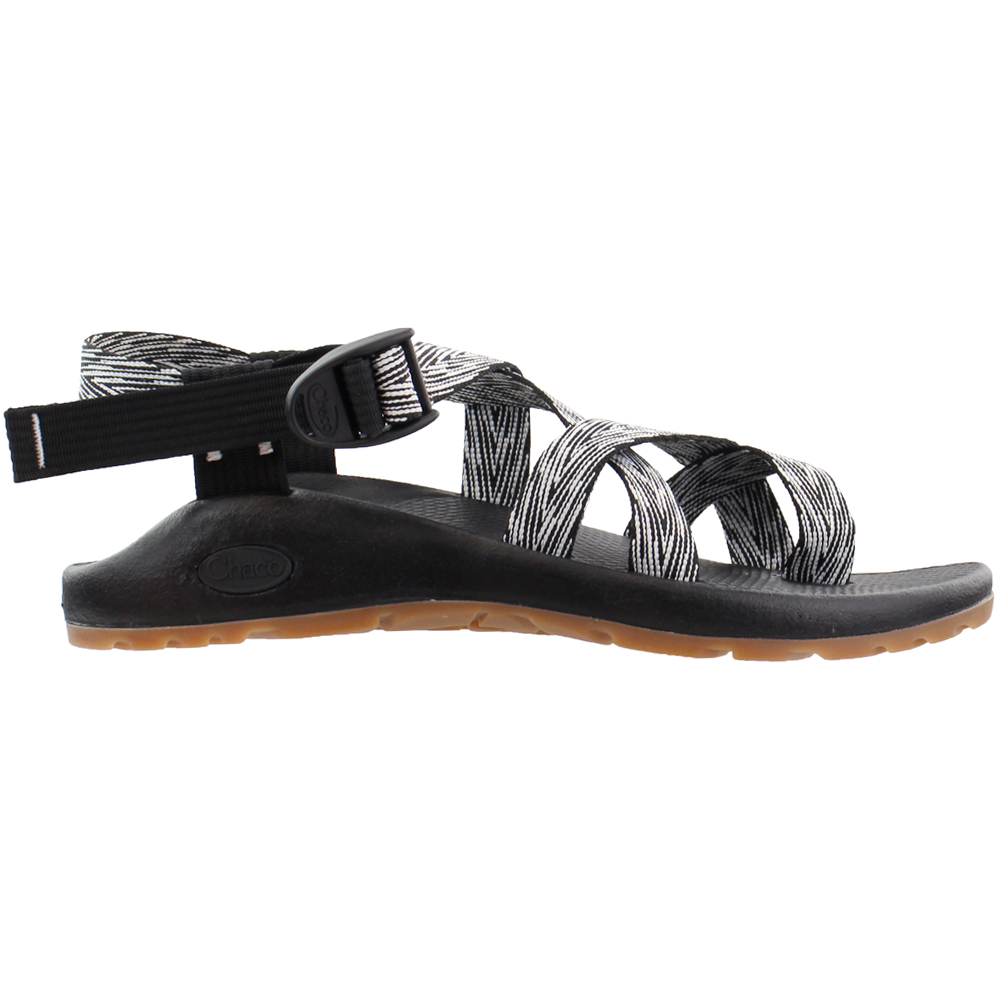 black footbed sandals