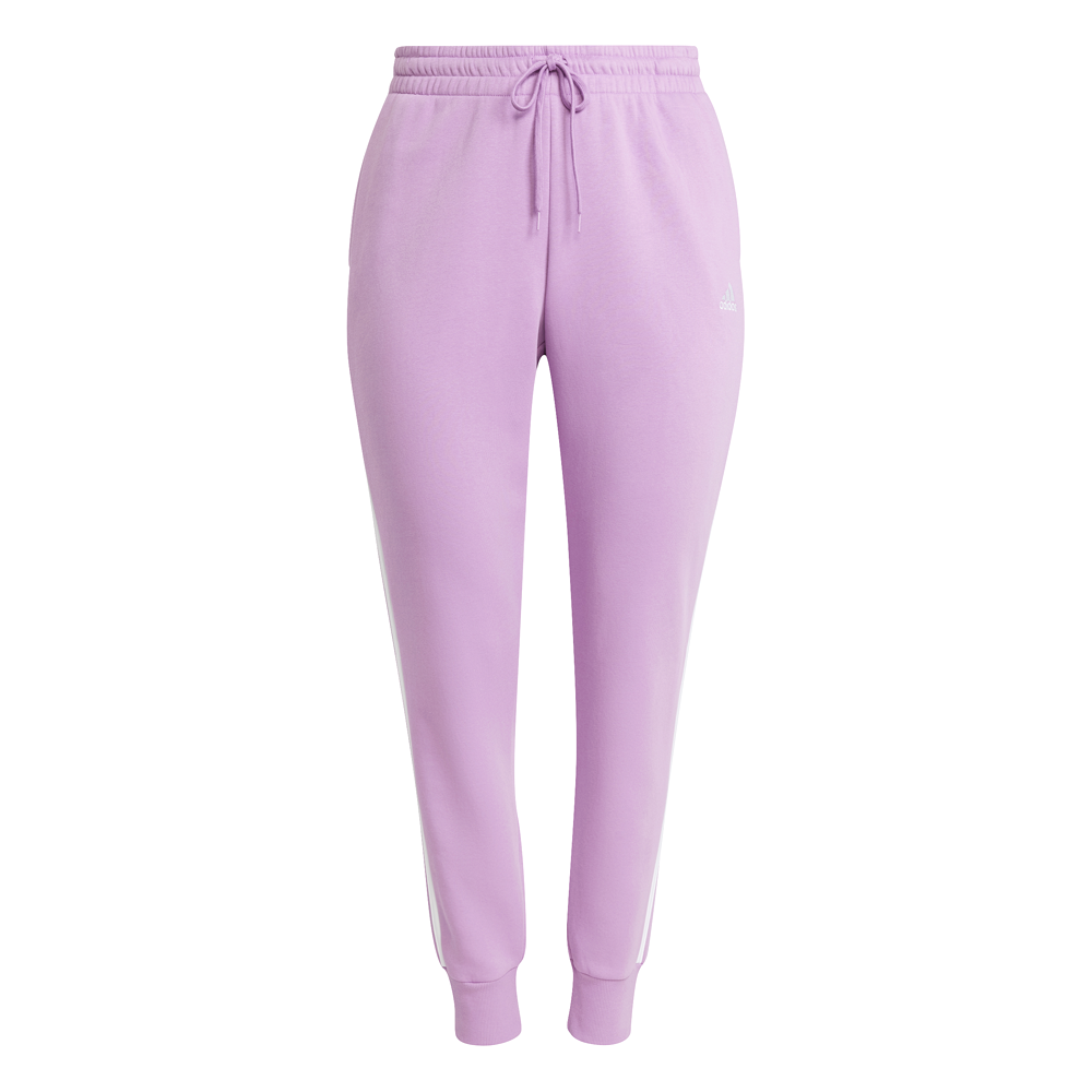 adidas Essentials 3-Stripes Fleece Joggers (Plus Size)