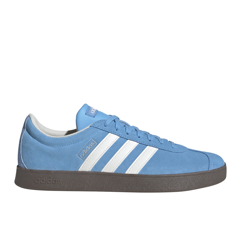adidas Vl Court 2.0 Lace Up Mens Blue Sneakers Casual Shoes JI0496