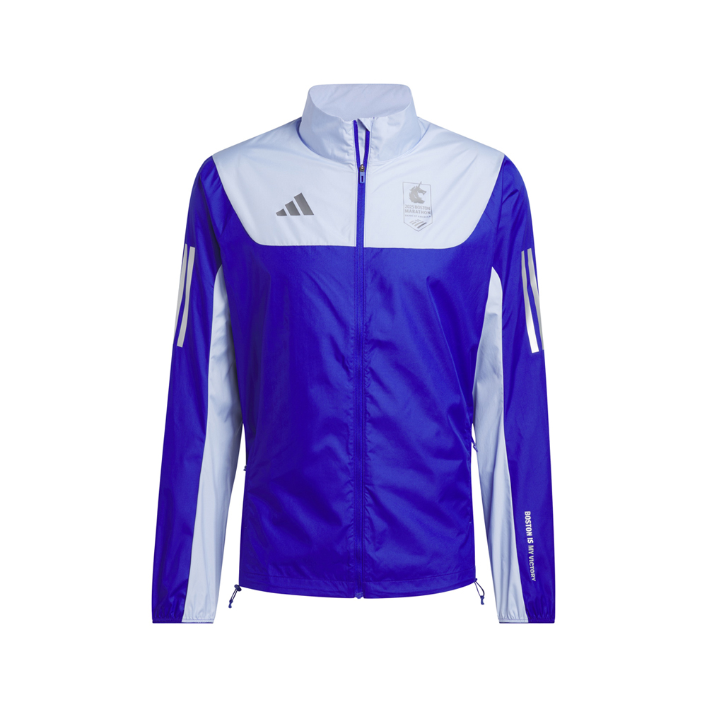 adidas Boston Marathon 2025 Own The Run Celebration Full Zip Jacket
