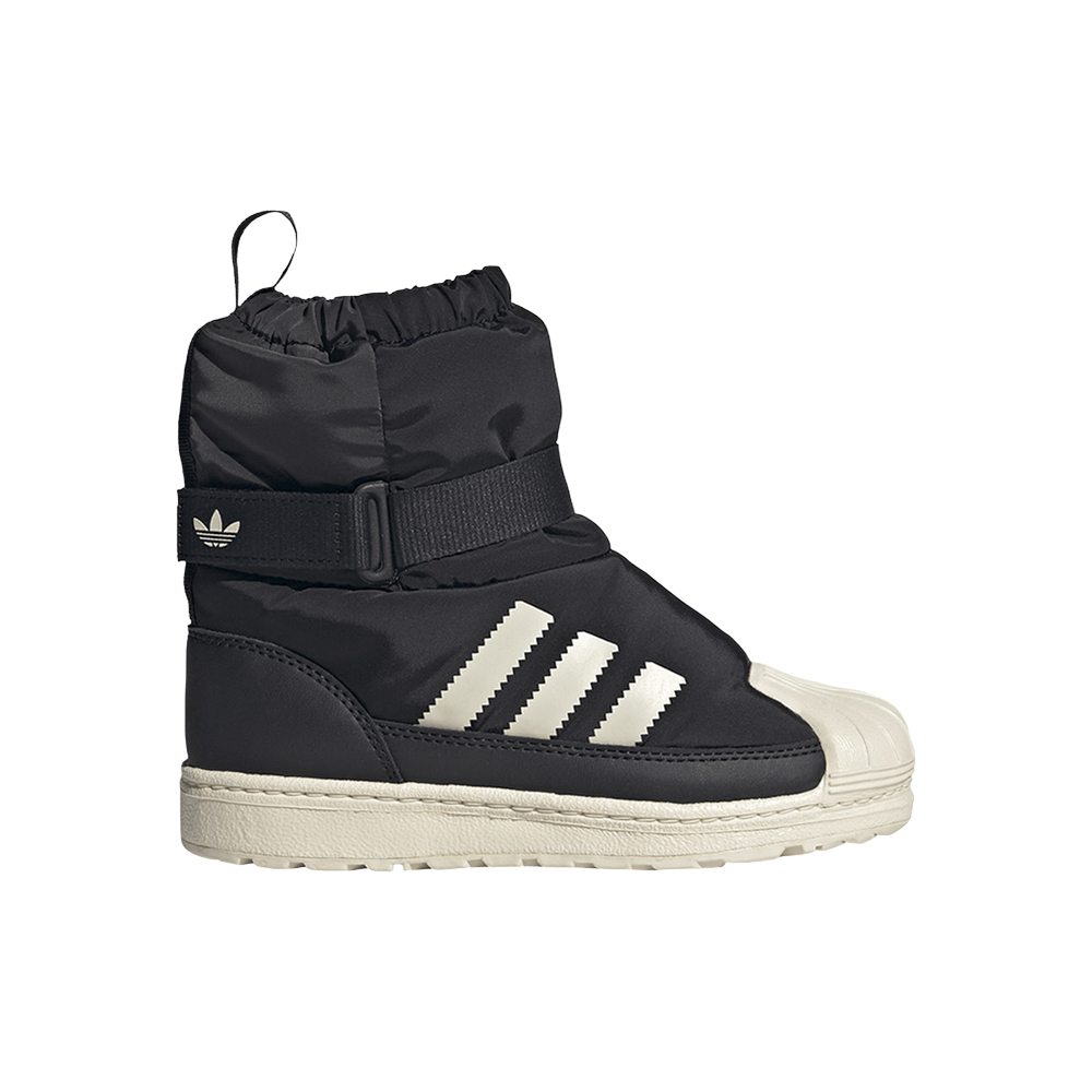 adidas Superstar 360 Winterized Round Toe Pull On Boots (Little Kid)