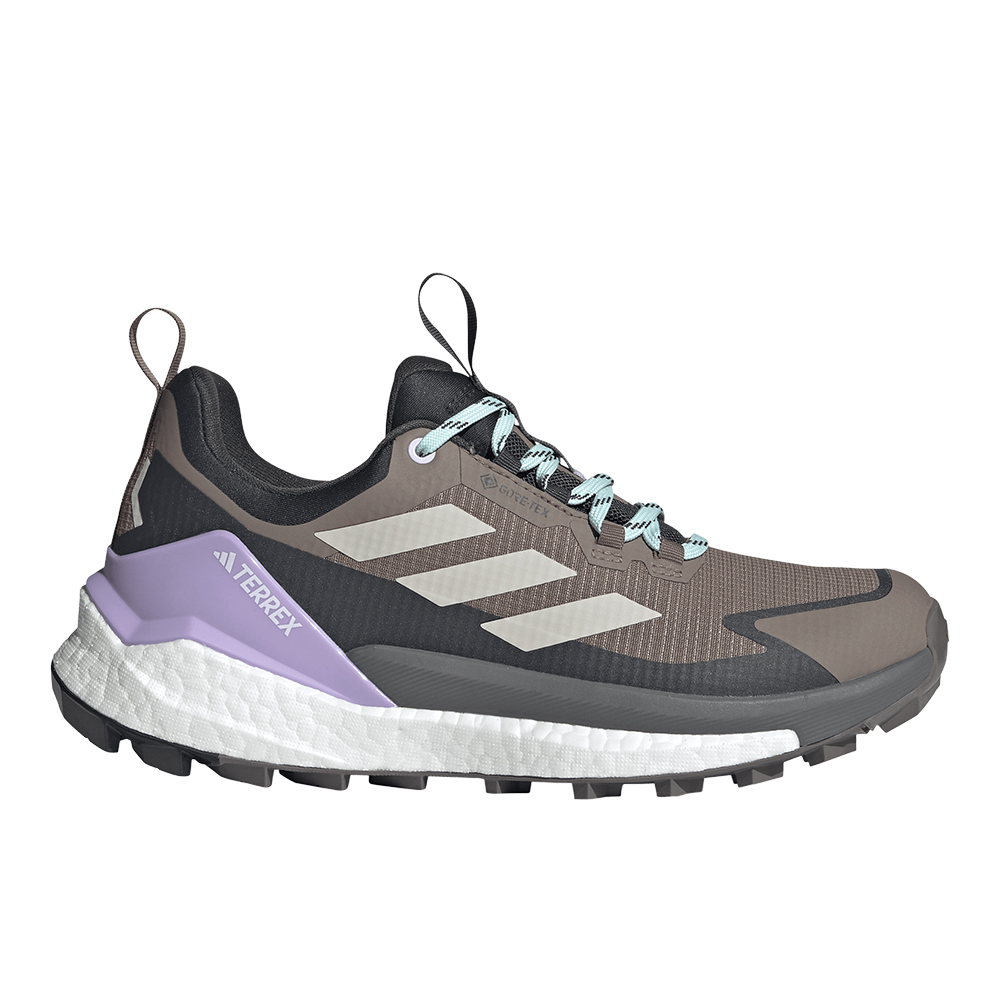 Adidas TERREX Women's Terrex Free Hiker 2 Low GTX Shoe in Trace Brown / Wonder Alumina / Carbon - Size: 7.5