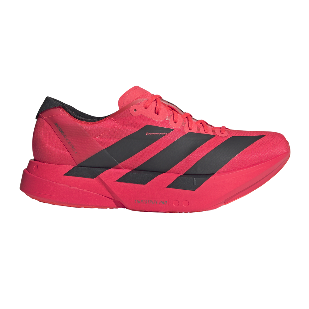 adidas Adizero Adios Pro 4 Running Mens Red Sneakers Athletic