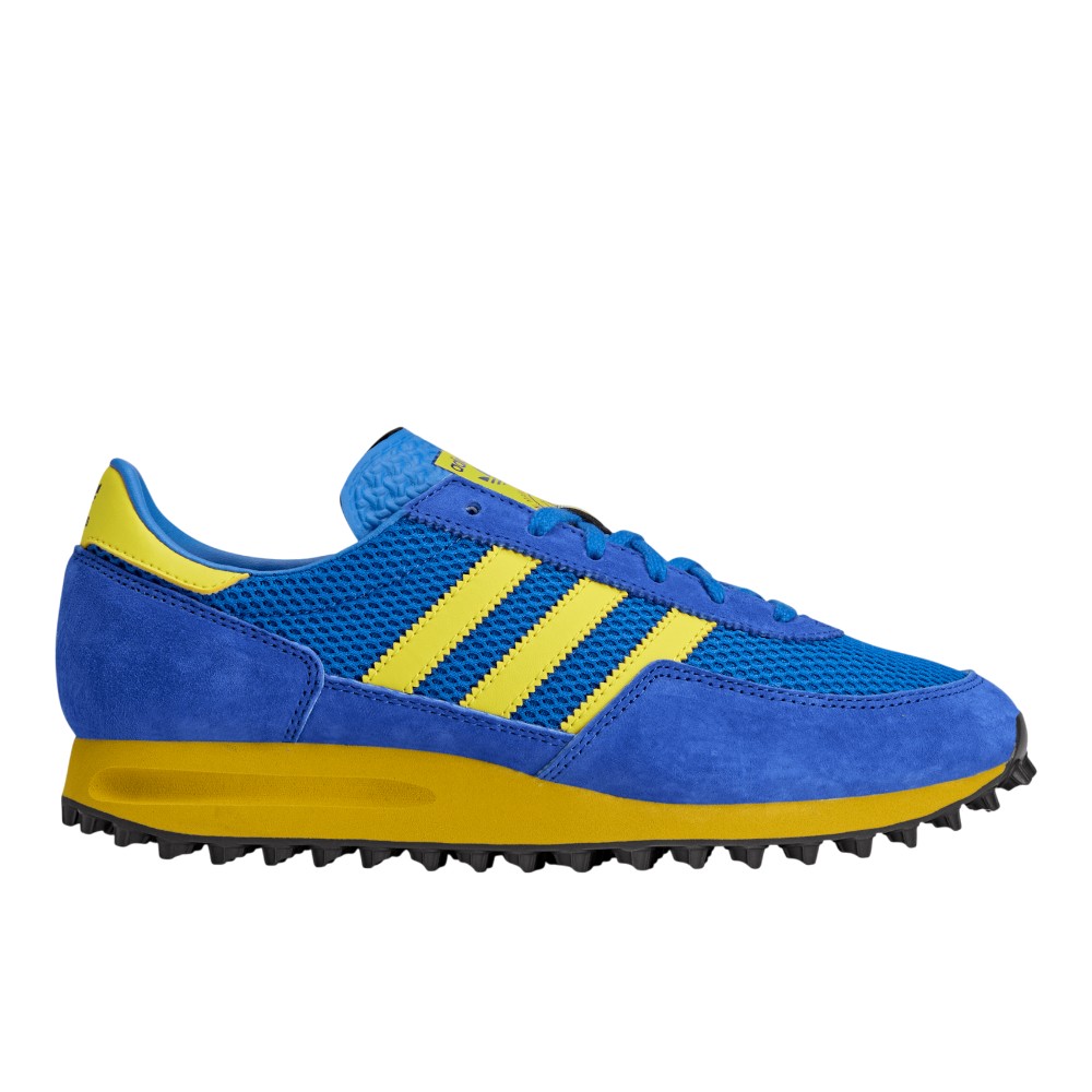 adidas サッカーシューズ イエロー/ブルー adidas Trx Mesh Spzl Lace Up Mens Blue, Yellow Sneakers Casual