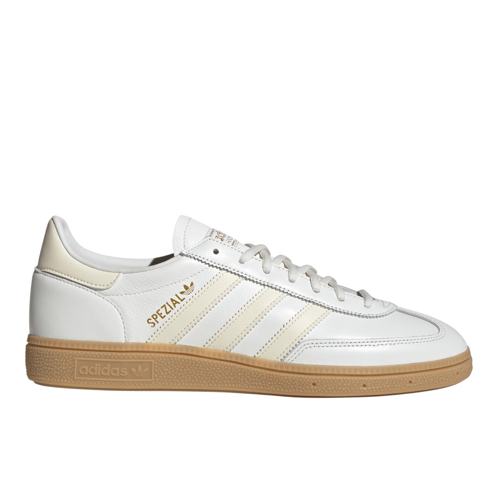 adidas Handball Spezial Lace Up Mens White Sneakers Casual Shoes