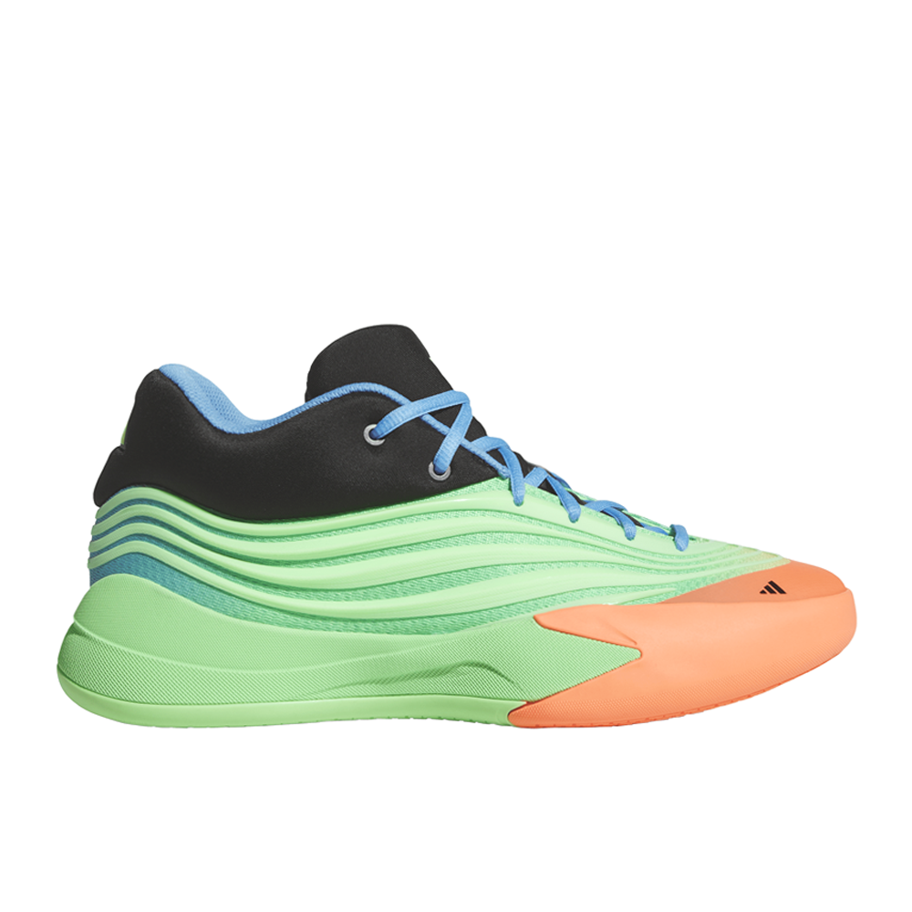 adidas Dame X Basketball Mens Green, Orange Sneakers Athletic