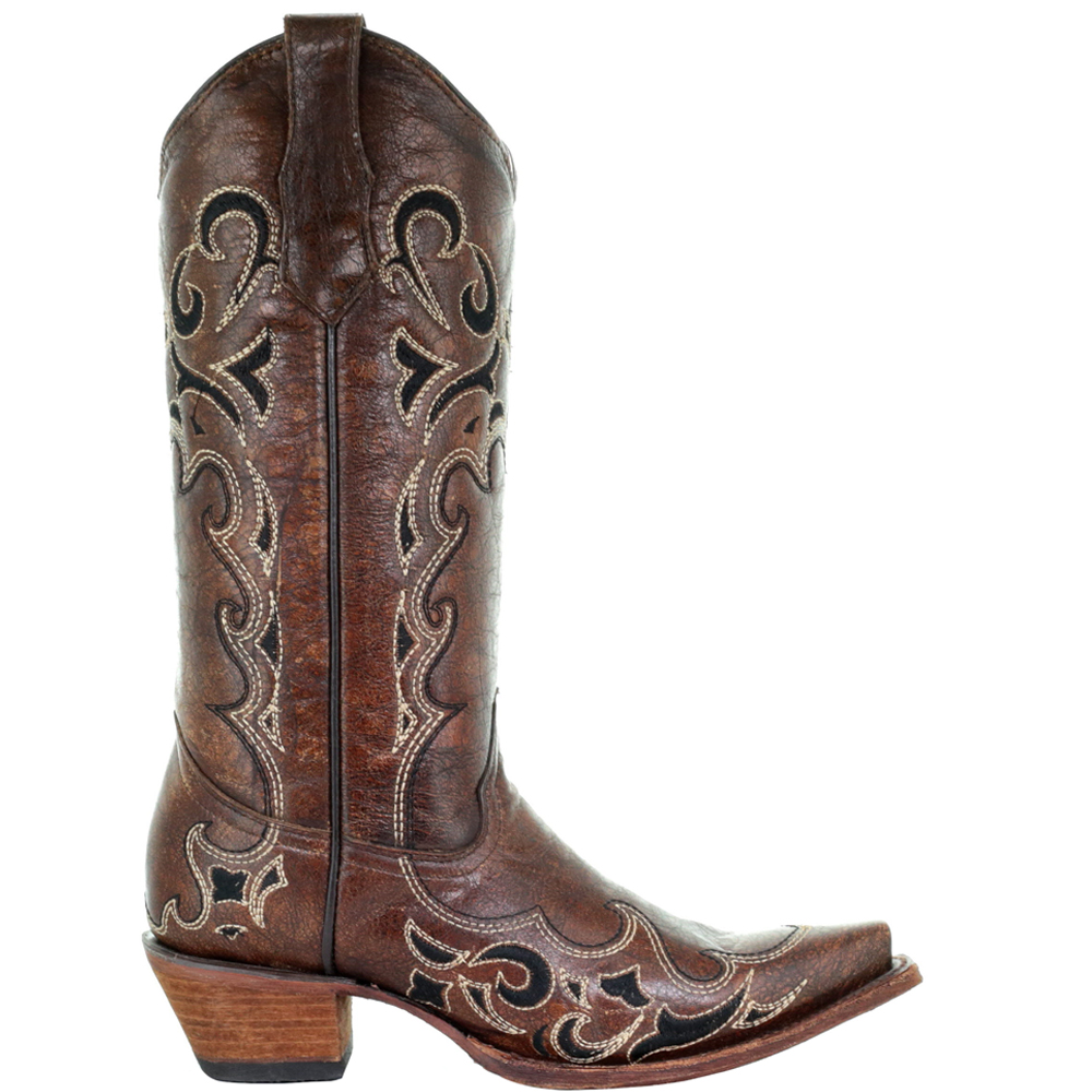 Corral BootsCorral Boots L5247 Western Circle G by Corral Cowhide Snip Toe