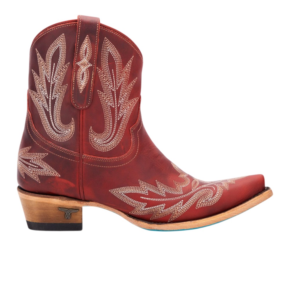 Lane Lexington Embroidered Snip Toe Cowboy Bootie
