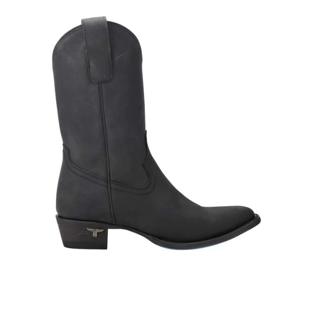 Lane Plain Jane Round Toe Midi Zippered Cowboy Boot