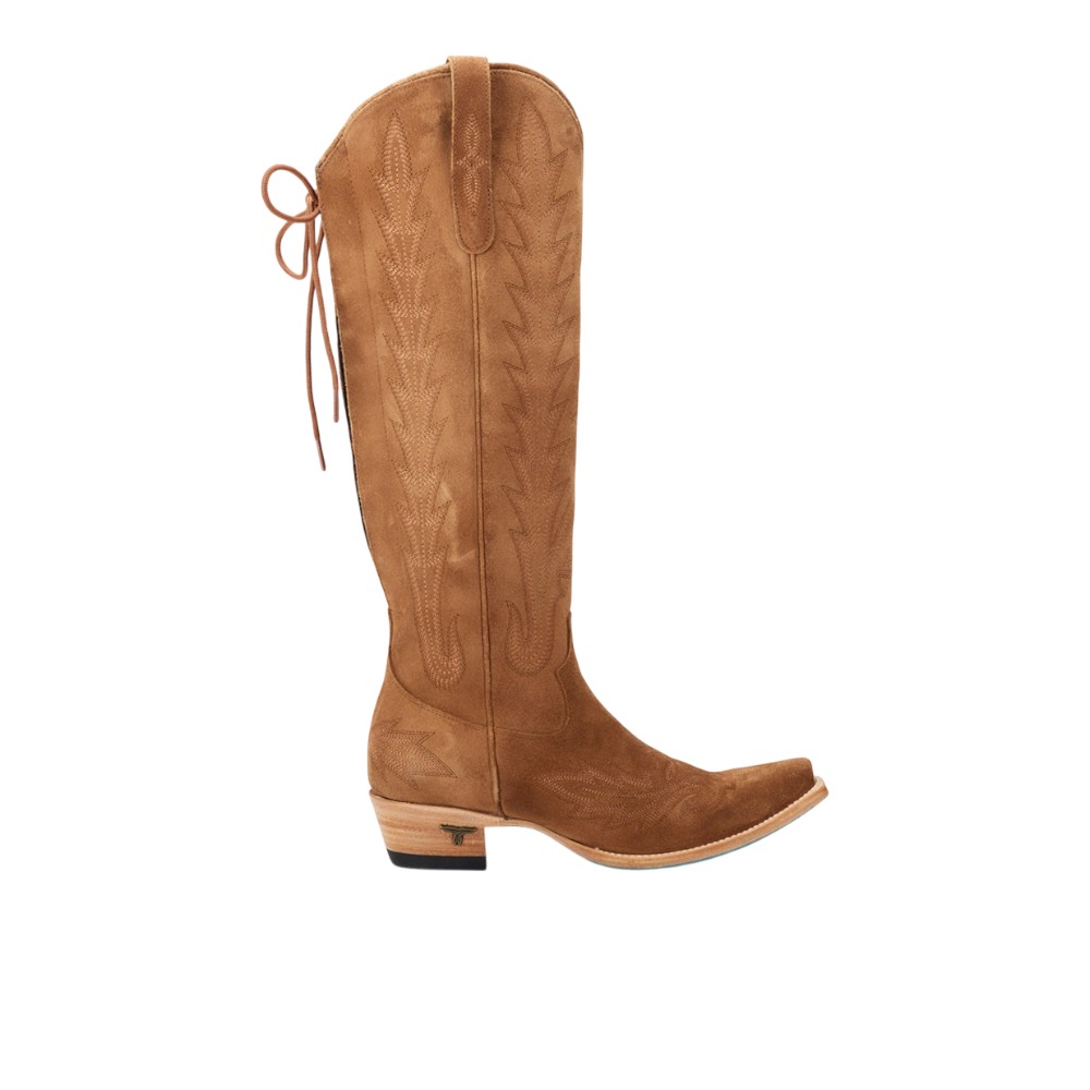 Lane Lexington Knee High Embroidered Corset Cowboy Boot