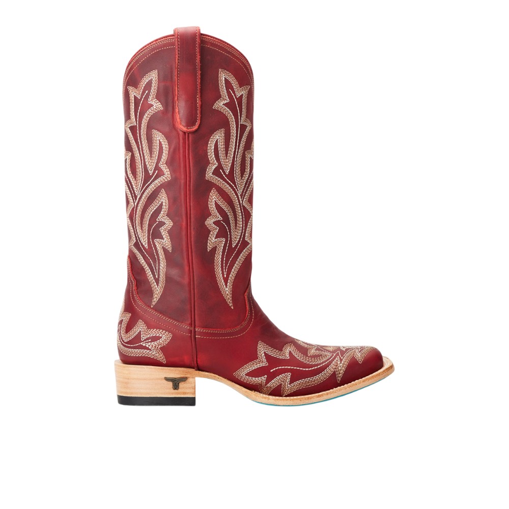 Lane Saratoga Embroidered Square Toe Cowboy Boot