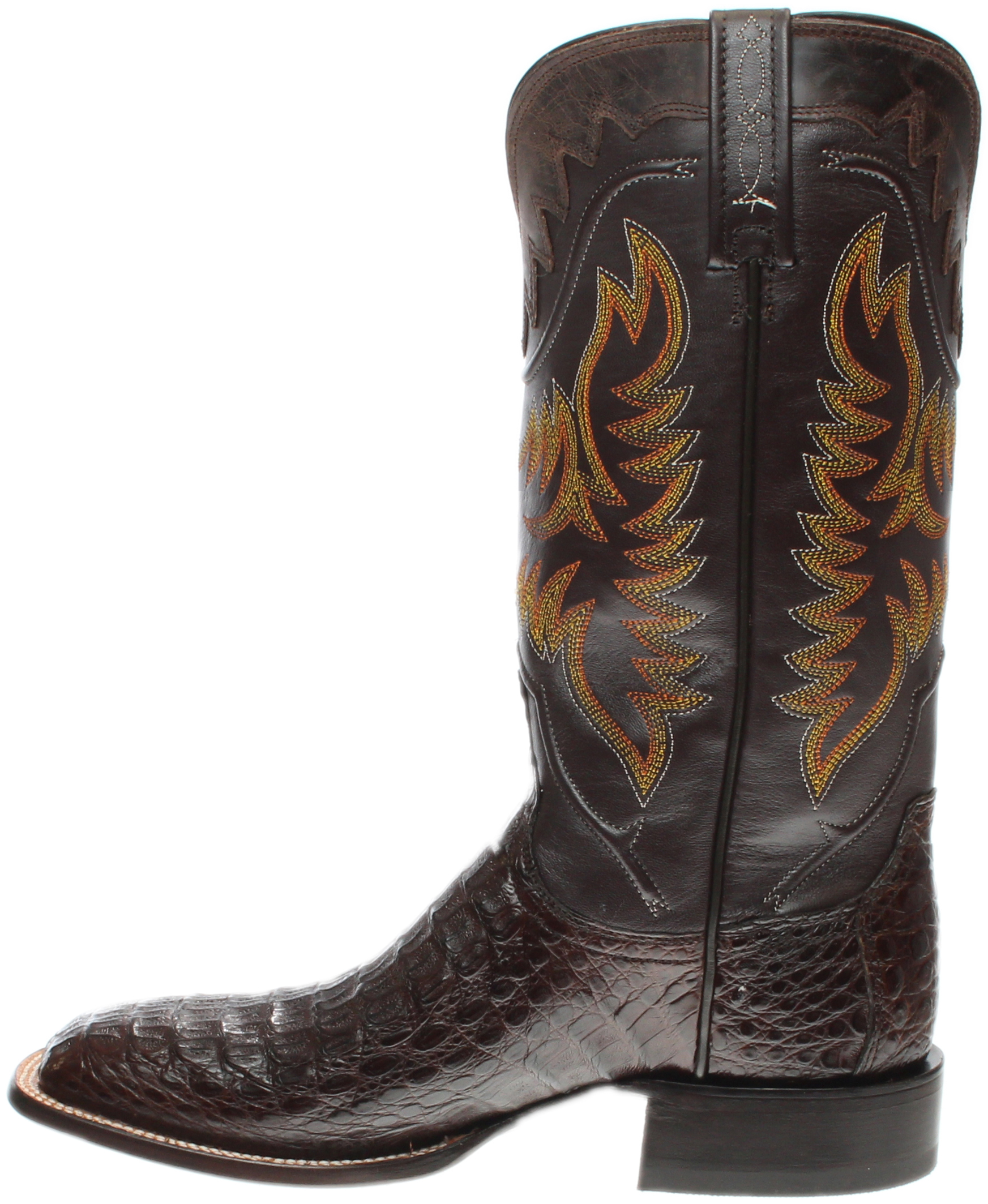 lucchese men's rhys hornback caiman