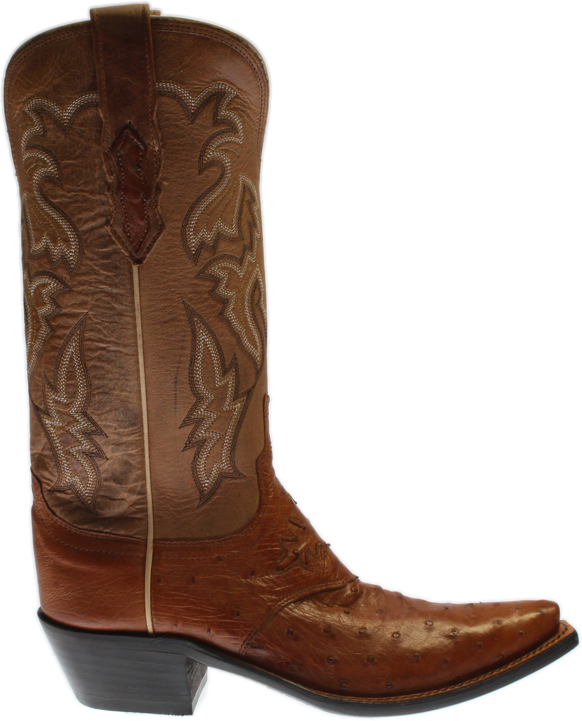 Lucchese Augusta Full Quill Ostrich Leather Boots