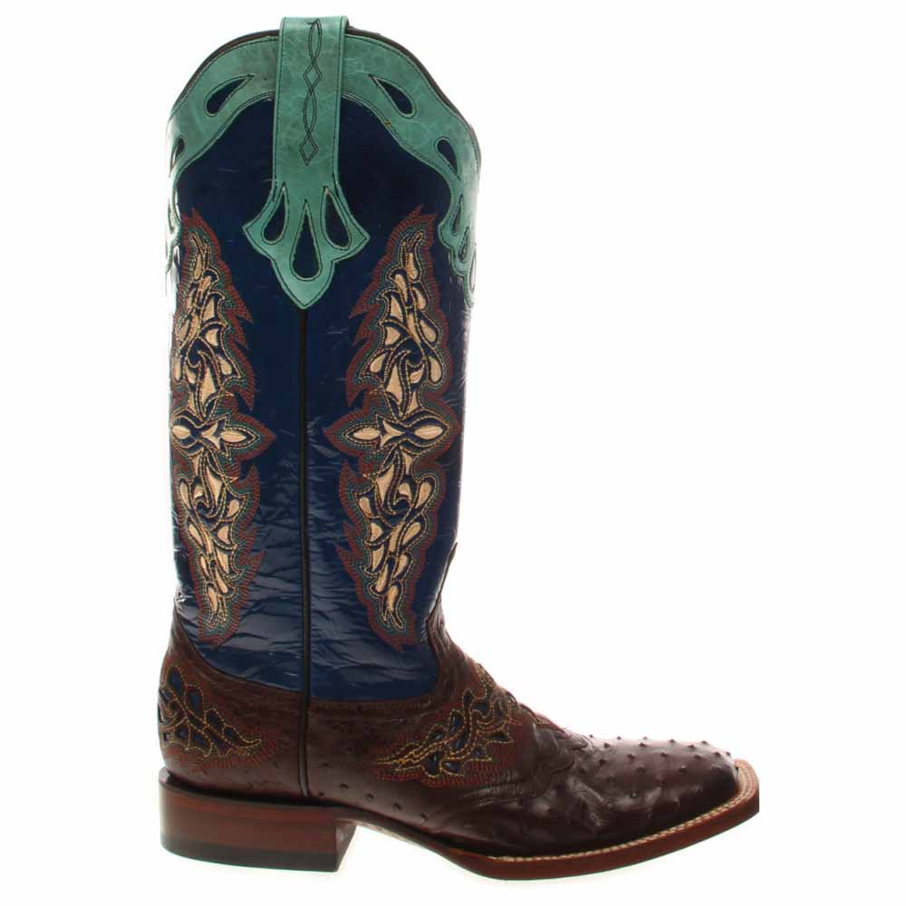 Lucchese Amberlyn Full Quill Ostrich Exotic Leather Boots