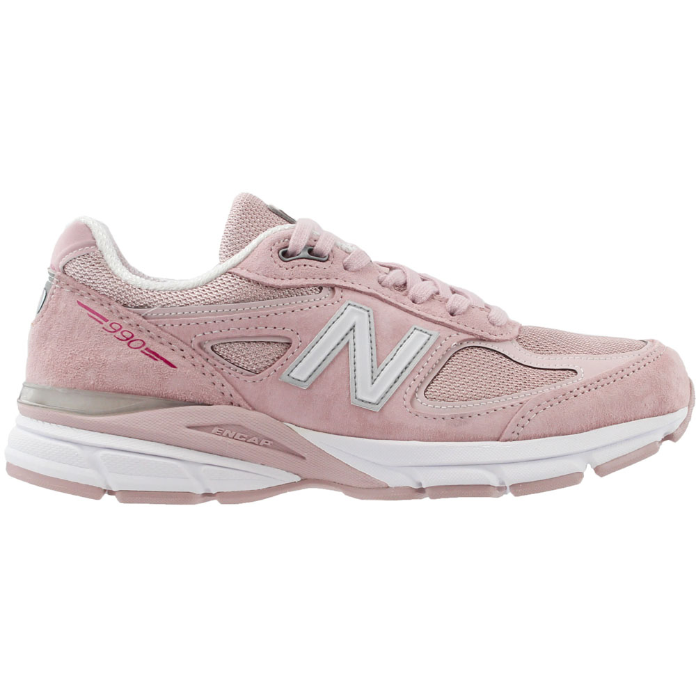 New Balance 990v4 Pink Mens Lace Up 