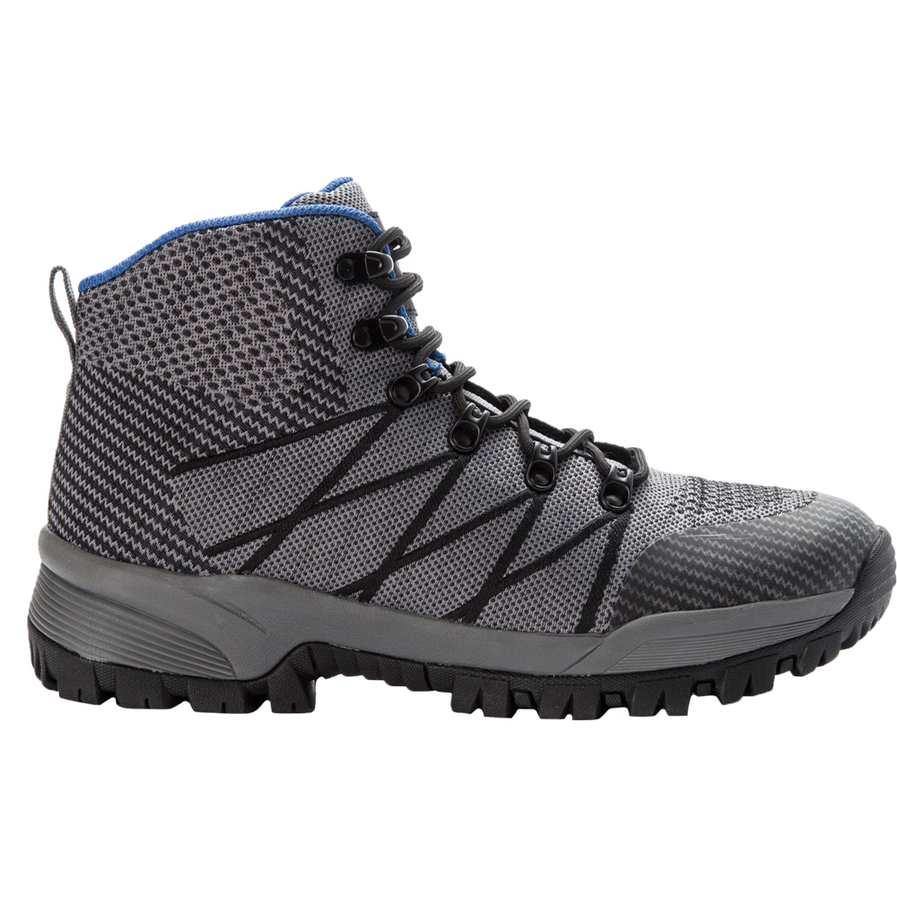 Серые повседневные мужские ботинки Propet Traverse Hiking MBA042KGRB