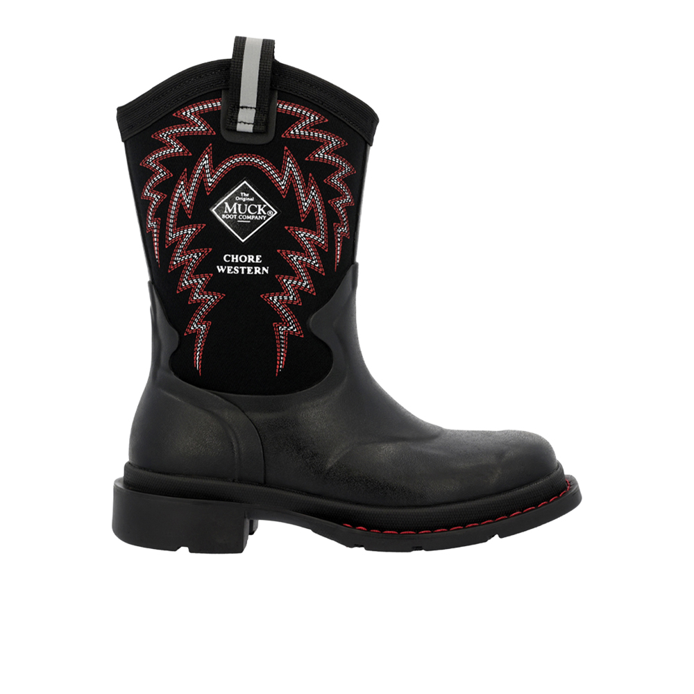 Muck Boot Chore Western Round Toe Pull On Boots (Toddler)