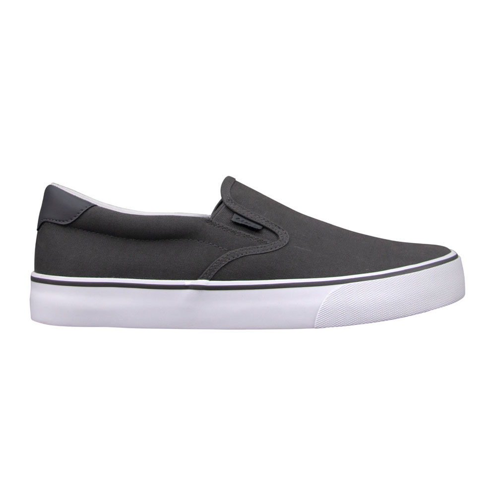 Lugz Clipper Mens Round Closed Toe Slip-On Shoe, 10 Medium, Gray