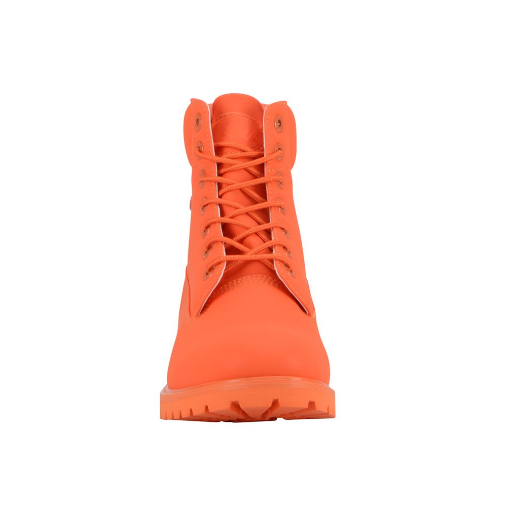 orange mens boots