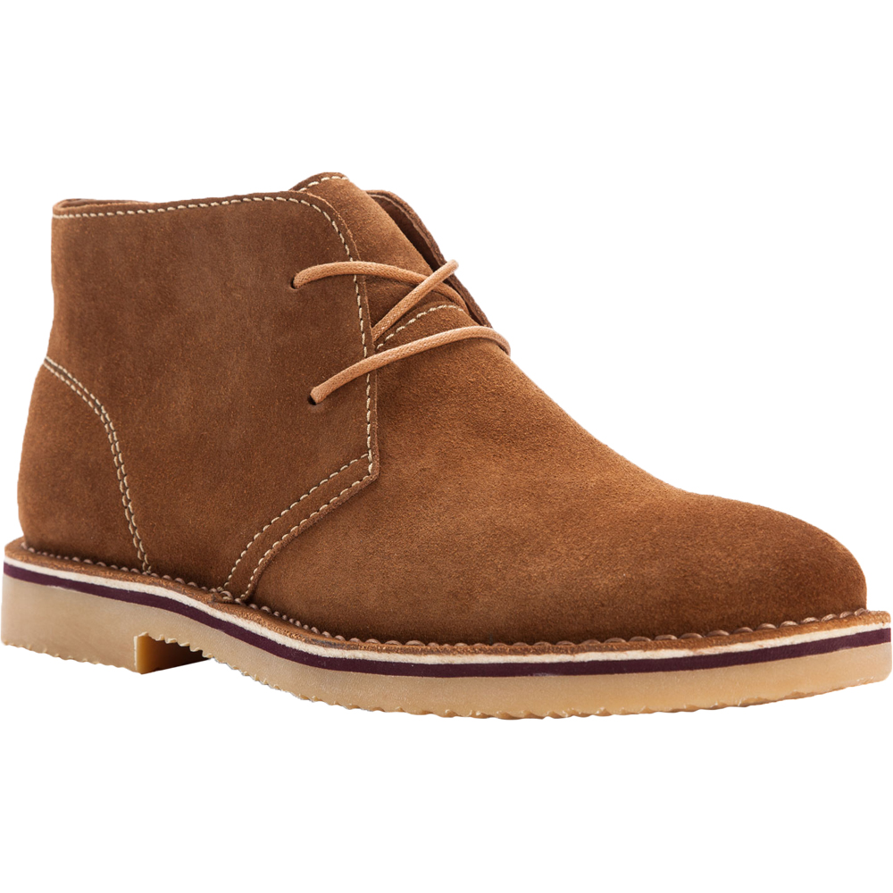 Propet Findley Round Toe Chukka Mens Brown Casual Boots MCX012STAN - Picture 2 of 7