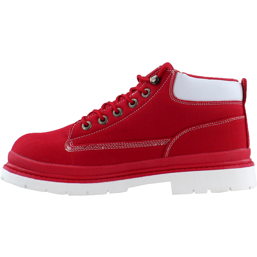 red and white lugz