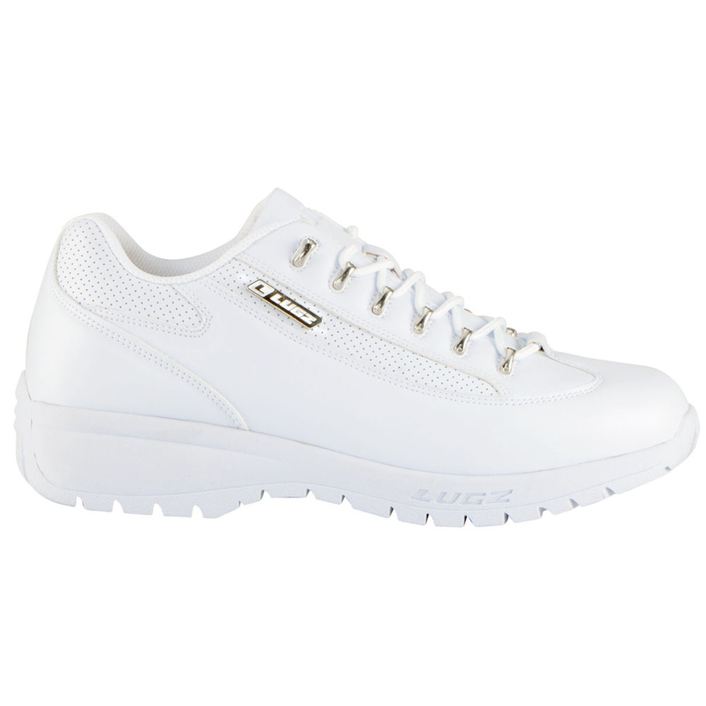 Lugz Express White Mens Lace Up Sneakers