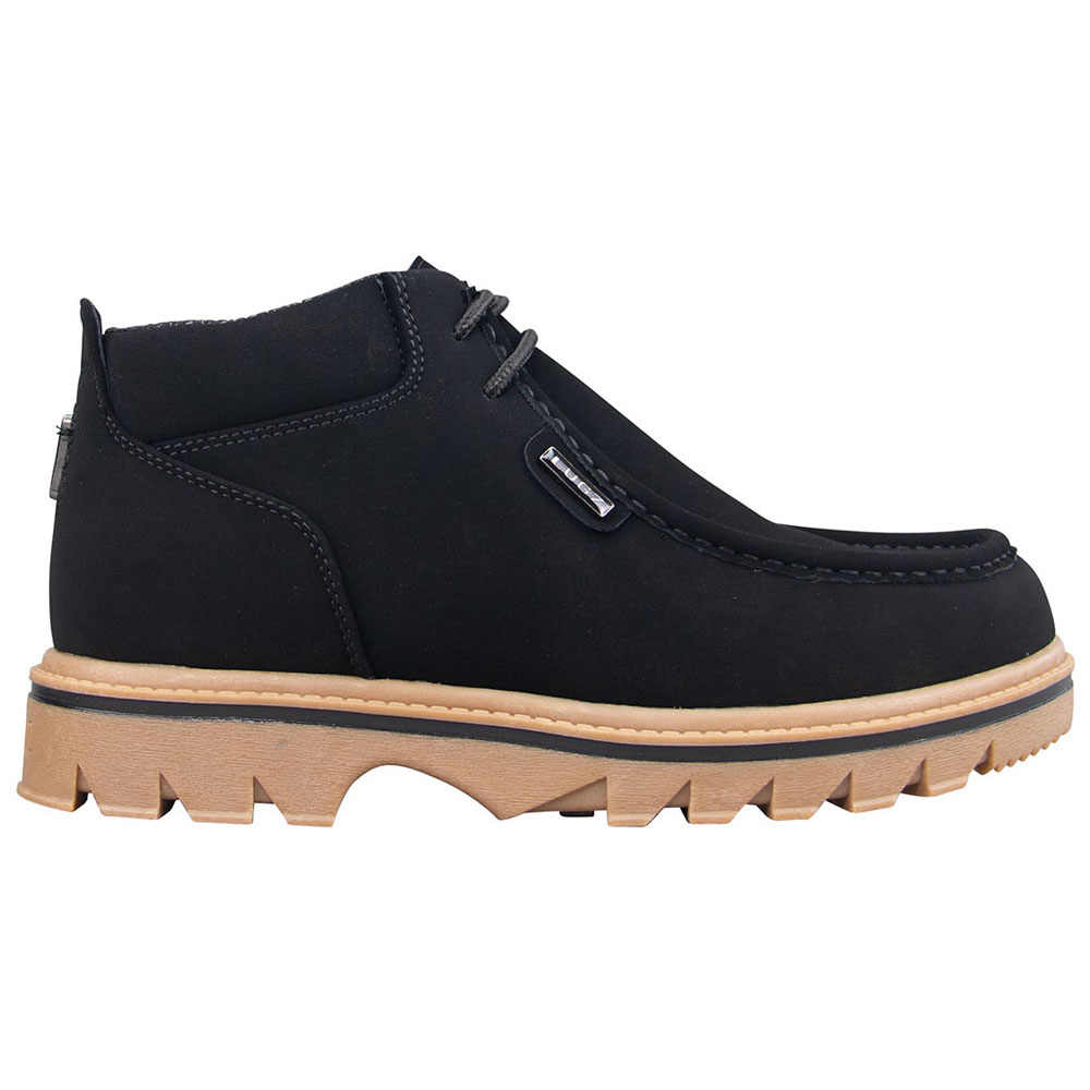 Lugz Fringe Chukka Boots Black Mens Chukka Boots