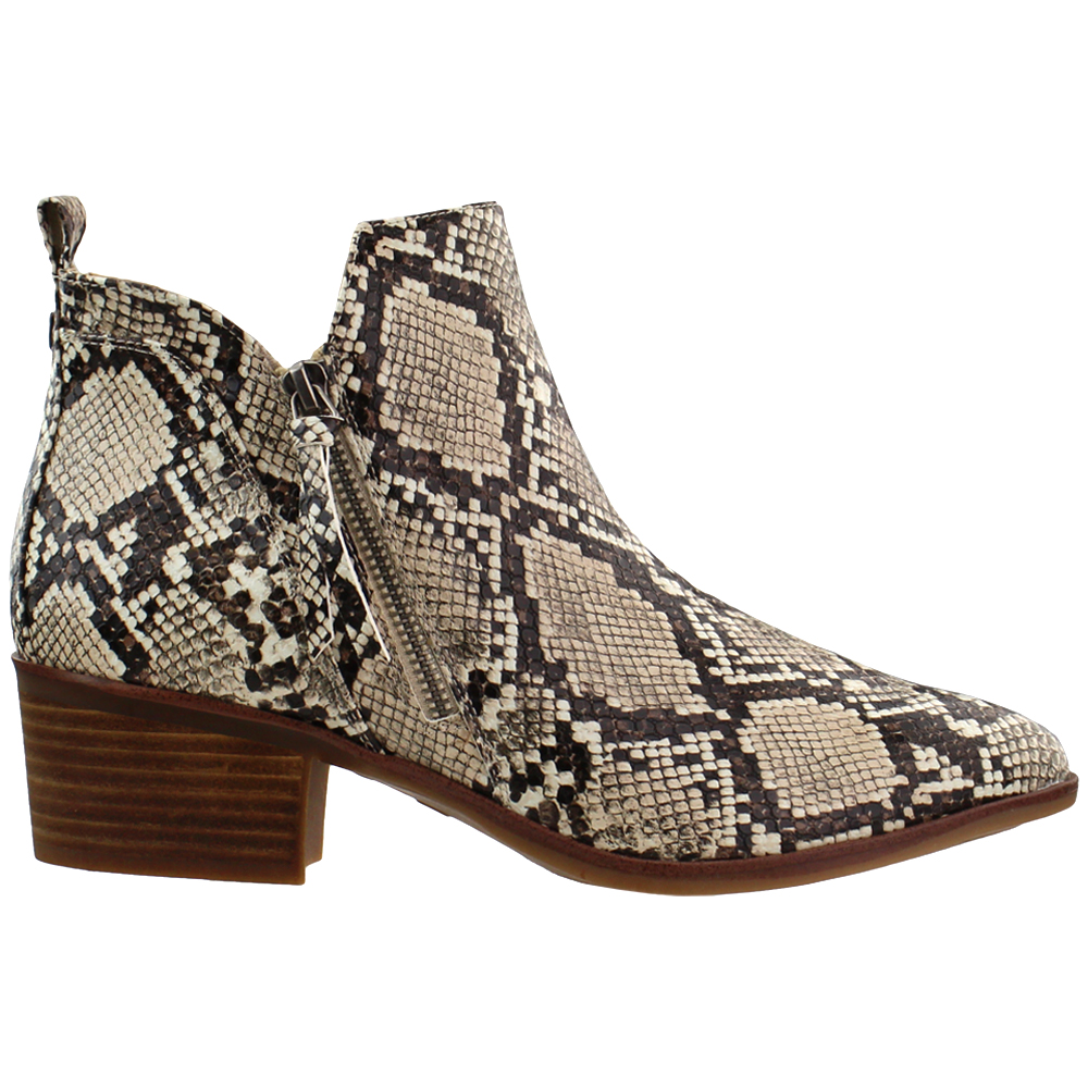 snake print booties canada