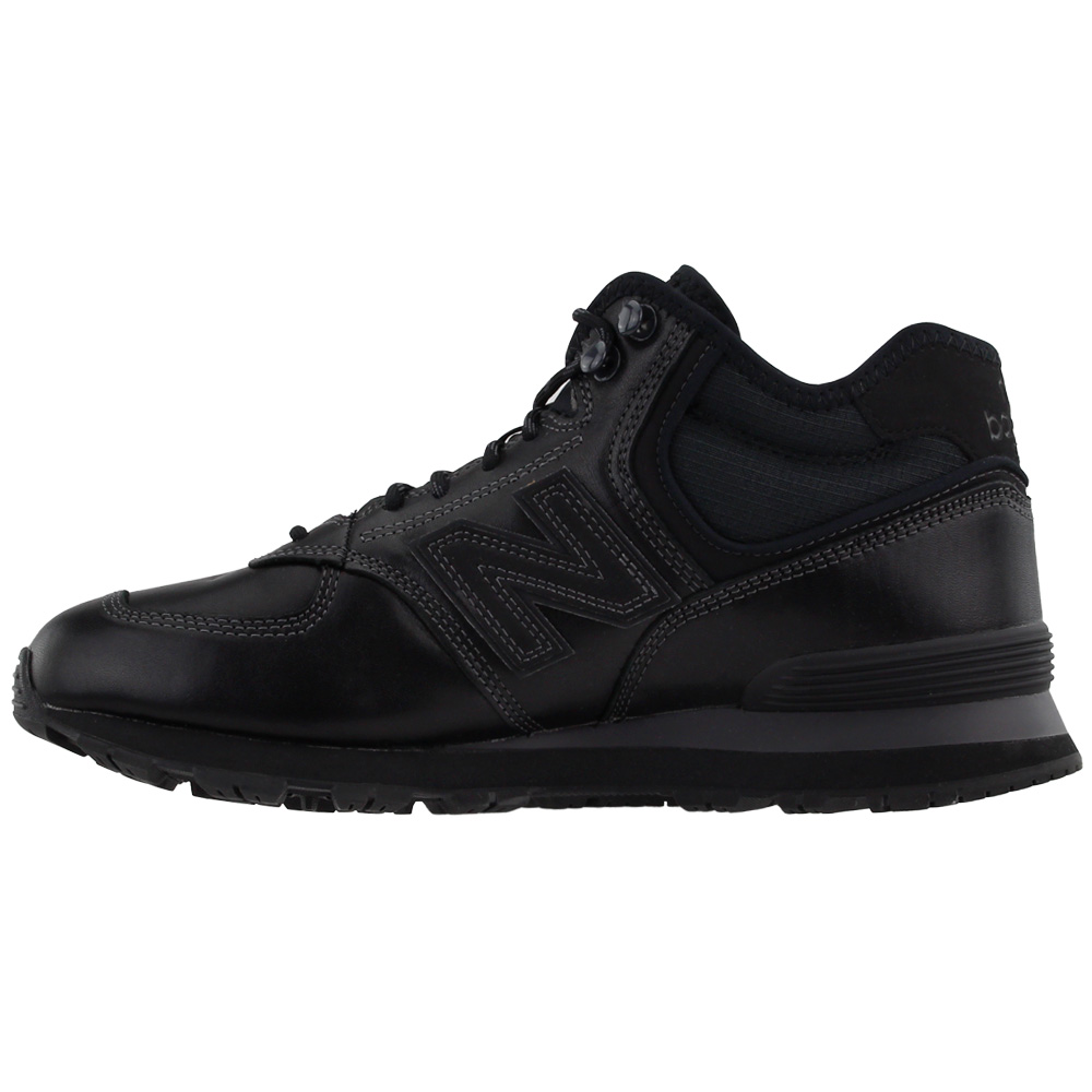 new balance 574 mid cut black