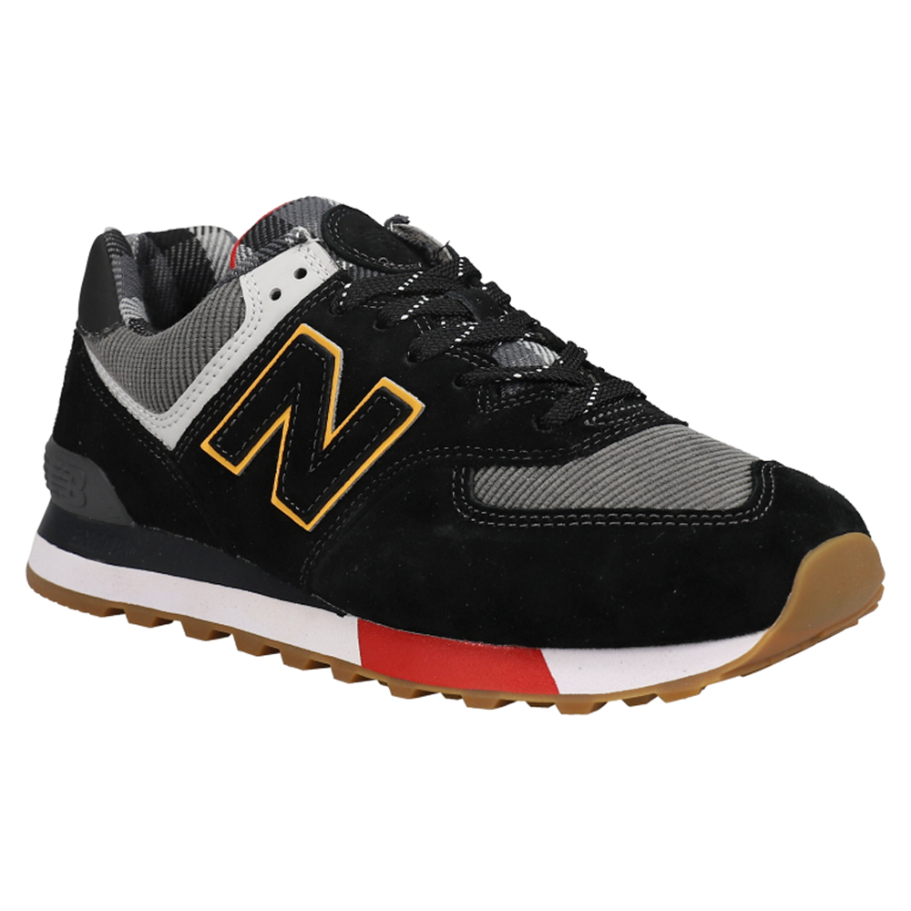 new balance 574 black and brown