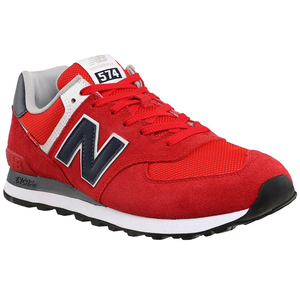 new balance 574 team red with natural indigo